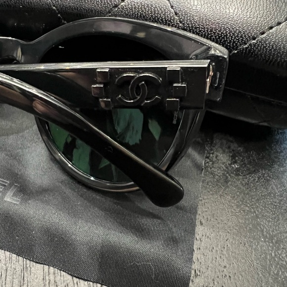 ⭐️💎NWT💎⭐️Chanel Black 5315 CC Pantos Signature Cat-Eye Sunglasses - Picture 6 of 9